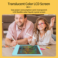 Planche à dessin électronique en gros d'usine Tablette graphique transparente sans papier pour enfants Tablette d'écriture LCD 8.5 pouces avec carte