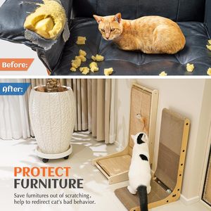 Griffoir mural vertical <span class=keywords><strong>en</strong></span> <span class=keywords><strong>bois</strong></span> pour chat, résistant aux morsures, pour aiguiser les griffes, jouet ludique, vente <span class=keywords><strong>en</strong></span> gros fabricant - Product Image 3