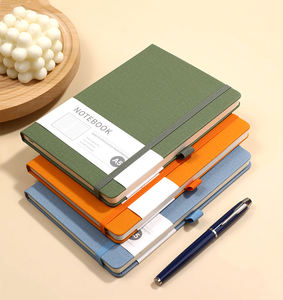 Carnet de notes en cuir vintage A5, logo personnalisé, couverture rigide, école, bureau, étudiant, agenda personnalisé, papeterie d'écriture - Product Image 3