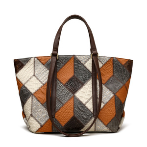 Bolsos de Mano Grandes de Lujo para Mujer, Bolsos de Gran Capacidad, Modernos, de Alta Calidad, de Cuero Genuino - Product Image 1