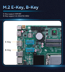 Venta al por mayor Intel I3 I5 I7 12th 13th 14th placa base de computadora de escritorio compatible con WIFI BT placa base de Control Industrial de tipo M-ATX - Product Image 2