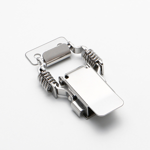 Loquet à levier en acier inoxydable, à ressort, plaqué zinc, avec cylindres de verrouillage et pince de serrage - Product Image 3