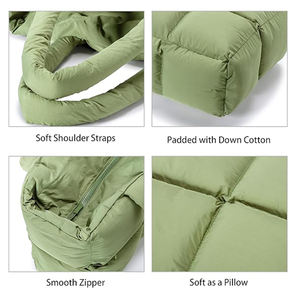 Custom Lightweight <span class=keywords><strong>Nylon</strong></span> Grande Acolchoado Soft Puffy <span class=keywords><strong>Tote</strong></span> <span class=keywords><strong>Bag</strong></span> Travel Fralda Bolsa - Product Image 4