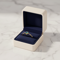 Bague en argent sterling plaqué or 14 carats avec zircon taille cœur pour femme UM JEWELRY – Tendance, idéale pour mariage, fiançailles, fête, anniversaire