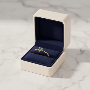 UM JEWELRY Dames Elegante 14k Goud Sterling Zilver Verguld Hartvormige Zirkoon Edelsteen Ring Trendy Bruiloft Verloving Feest Cadeau - Product Image 6