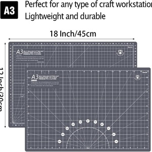 Tapis de découpe A3 45x30cm, 3 couches, double face, auto-cicatrisant - Product Image 2