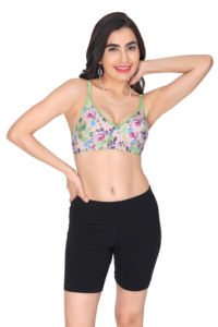 Soutien-gorge intégral extensible dans quatre directions en polyamide et élasthanne pour femme |   Dorsal en U souple |   Sangles réglables |   Fermeture au dos |   Coupe - Product Image 5