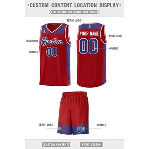 Camiseta de baloncesto personalizada para hombre, uniforme transpirable sublimado con cuello en V y número de nombre del equipo personalizado para entrenamiento - Product Image 2