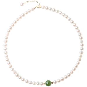 Natural Hotan <b>Jade</b> V-Neck Necklace 14K Gold Wrapped Light Luxury Vintage Style with Y-Shaped Collar Gift for Women - Product Image 5