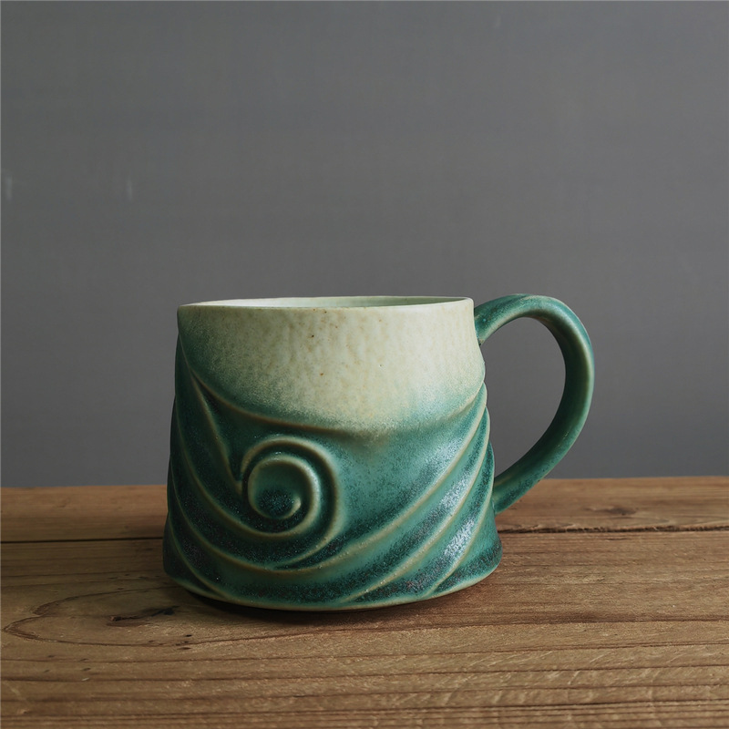 Tazza a spirale in ceramica ecologica da 300 ml