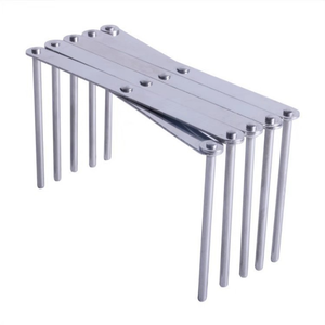 Organizzatori pieghevoli per coperchi per pentole, portapiatti per riporre articoli per la casa, vaschetta per dispensa e supporto per Rack per coperchio per pentole - Product Image 6