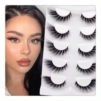 Meilleures ventes 2026 : Faux cils en vison 3D Foxy Winged Cat Eye Angel Wing, effet plume, naturels et volumineux, marque privée