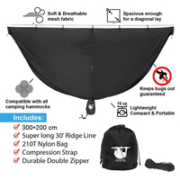 Tragbare Hängematte mit Moskitonetz, Schnellaufbau für Outdoor-Camping