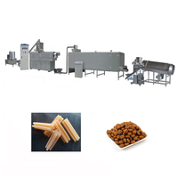 Máquinas de Fabricación de Alimentos para Mascotas de Doble Tornillo, Máquina Empacadora de Alimentos para Mascotas, Línea de Procesamiento de Snacks para Mascotas, Extrusora de Alimentos para Peces, Gatos y Perros