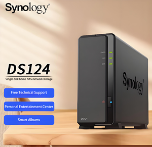 Synology <span class=keywords><strong>DiskStation</strong></span> DS124 <span class=keywords><strong>DiskStation</strong></span> 2U Rack Solution de Stockage Réseau 2U Cloud Privé Serveur NAS - Product Image 2