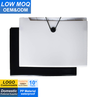 Organizador de Archivos Expandible con 8 Bolsillos, Organizador de Archivos A4 Tipo Acordeón, Bolsa de Archivos de Plástico Portátil, Caja de Almacenamiento de Documentos