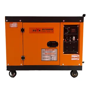 BISON Generator mesin Diesel silinder tunggal 5Kva Portable