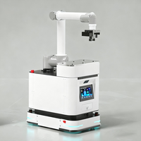 Châssis de robot mobile 600 kg avec LiDAR multi-lignes, laser SLAM, base AGV, précision de 10 mm et autonomie de 8h+ pour la manutention en entrepôt