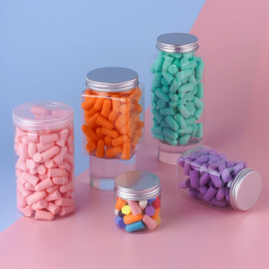 Bouchons d'oreilles <span class=keywords><strong>anti</strong></span>-<span class=keywords><strong>ronflement</strong></span> en gros, bouchons d'oreilles personnalisés en mousse PU pour dormir, réduction du bruit - Product Image 6