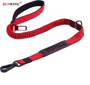 Elegante cartone animato a sgancio rapido cintura di sicurezza auto solido resistente riflettente Bungee guinzaglio cane con stile personalizzato - Product Image 1