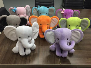 Customized Soft Plush <strong>Elephant</strong> Toy With Stuffed Animals OEM Design LOGO Blue <strong>Elephant</strong> Plush Toy <strong>Gifts</strong> for Kids - Product Image 5