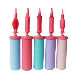 Pompe à ballons manuelle portable, double <span class=keywords><strong>action</strong></span>, pour gonfler les ballons, pompe à main pour ballons, gonfleur de ballons pour fête - Product Image 1