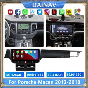 Autoradio Android 12 de 12,3 pouces pour Porsche Macan 2013 2014-2018 Lecteur multimédia GPS Navigation Audio Carplay sans fil - Product Image 2