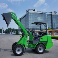 Cargador de Ruedas Eléctrico Profesional YGZG de 1 Tonelada, M100E, 9kW de Potencia Total, Mini Radlader, 60V, Ecológico, Elektro-Kompaktlader