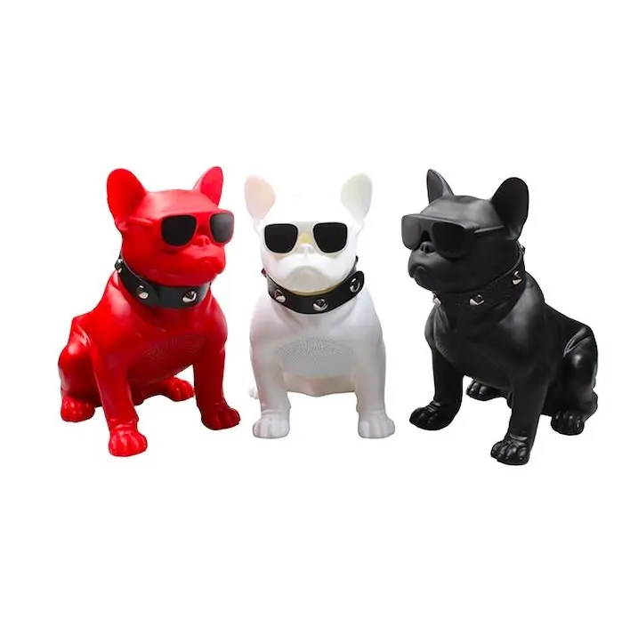 Mini som estéreo portátil para cachorros, design de desenhos animados usb, bluetooth, alto-falante para casa