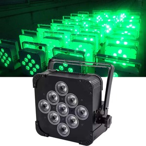 Lumière de scène multi-contrôle DMX, contrôle sonore, 6 en 1, alimentée par batterie, sans fil, pour spectacle, discothèque, bar, fête, DJ, soirée, <span class=keywords><strong>club</strong></span> de nuit - Product Image 4