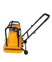 Compacteur à plaque vibrante haute efficacité 73 kg, style C90, machine de compactage à essence 170F, force d'excitation 18KN, 6000 VPM