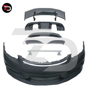 Ventes chaudes Kit carrosserie de style GT4 pour 718 Cayman GTS <span class=keywords><strong>Boxster</strong></span> S avec diffuseur de pare-chocs, scoop latéral et lèvres de jupe latérale - Product Image 4