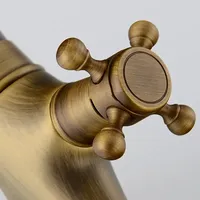 Robinet de salle de bain moderne de luxe en laiton, à poser sur le plan, installation monotrou, monocommande eau chaude/froide, débit contrôlé, finition polie