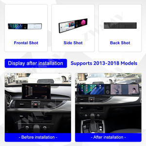 Zwnav kép 12.3 inch <span class=keywords><strong>Android</strong></span> 15 Máy nghe nhạc xe đài phát thanh stereo cho Audi A7 A6L 2013-2018 GPS navigation GPS video đầu đơn vị - Product Image 3