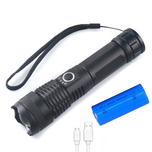 <span class=keywords><strong>Linterna</strong></span> táctica <span class=keywords><strong>LED</strong></span> con zoom de alta potencia, superbrillante, recargable por USB, potente, XHP P50, para senderismo - Product Image 6