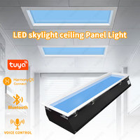 Éclairage LED de plafond simple pour garage, cuisine, salon, passage, salle de bain, hôtel, appartement, lumière naturelle ciel bleu soleil