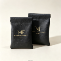 Pochette de voyage pour cosmétiques et bijoux en cuir PU imperméable avec logo personnalisé, fermeture magnétique