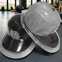 Haute Qualité PVC Snap Cap Emballage Casquettes De Baseball Hip Pop Chapeaux Transparent Blister À Clapet Vitrine En Relief Impression De Stockage