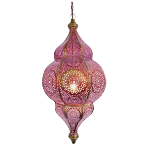 Lampe à suspension faite à la main Luminaires marocains Suspension d'éclairage Lampe marocaine de l'exportateur indien - Product Image 5