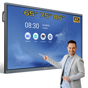 Samidisplay thông minh 55 65 75 86 inch xách tay tất cả trong một PC Android ngón tay màn hình cảm ứng Bảng điều chỉnh tương tác thông minh Bảng - Product Image 1