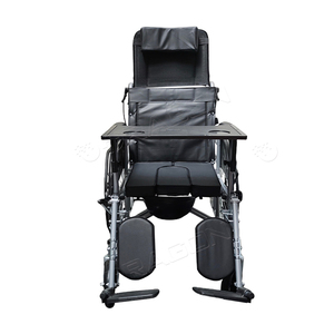 Fauteuil roulant multifonctionnel à usage domestique Fauteuil roulant à main courante amovible avec toilette pour personnes âgées - Product Image 6
