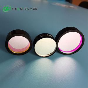 แผ่นรองรับแสงแบบแก้วออปติคอล FELIX CWL532nm OD4 OD6 T > 75% ปรับแต่งขนาดเส้นผ่านศูนย์กลางได้ FWHM5nm 10nm 20nm ฟิลเตอร์แบนด์พาสแบบแคบ - Product Image 4