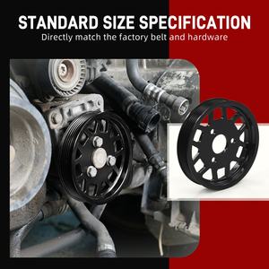 Polea de Dirección Asistida BEVINSEE de Aluminio M54 M52TU para <span class=keywords><strong>BMW</strong></span> 320i 323i 325i 328i 330i <span class=keywords><strong>520i</strong></span> 530i E36 <span class=keywords><strong>E39</strong></span> E46 E53 Z3 X5 # 32421740858 - Product Image 3