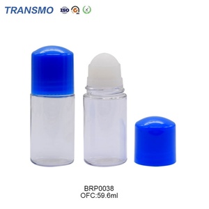 Tube vide pour déodorant roll-on 60 ml en plastique, flacon roll-on personnalisable avec logo, tube roll-on en plastique - Product Image 1