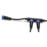 LLT M15 F Splitter Led Wire IP67 Waterproof 2pin Distributor Power Light Cable Llt Connector
