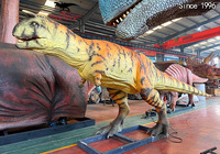 Modèle de dinosaure Carnotaurus animatronique, simulation mécanique électrique, grande figurine de dinosaure pour la décoration des parcs à thème