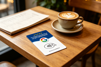 Carte NFC de commentaires Google en espagnol, français, italien – Carte d'évaluation client 5 étoiles pour restaurants, cafés et entreprises