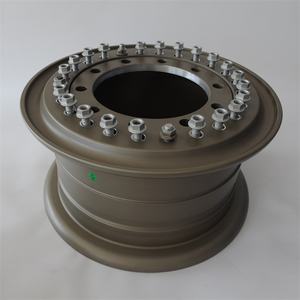 JASTOO rodas forjadas <span class=keywords><strong>2</strong></span> peças rodas de caminhão 20x10 jantes de caminhão com cor marrom - Product Image 5