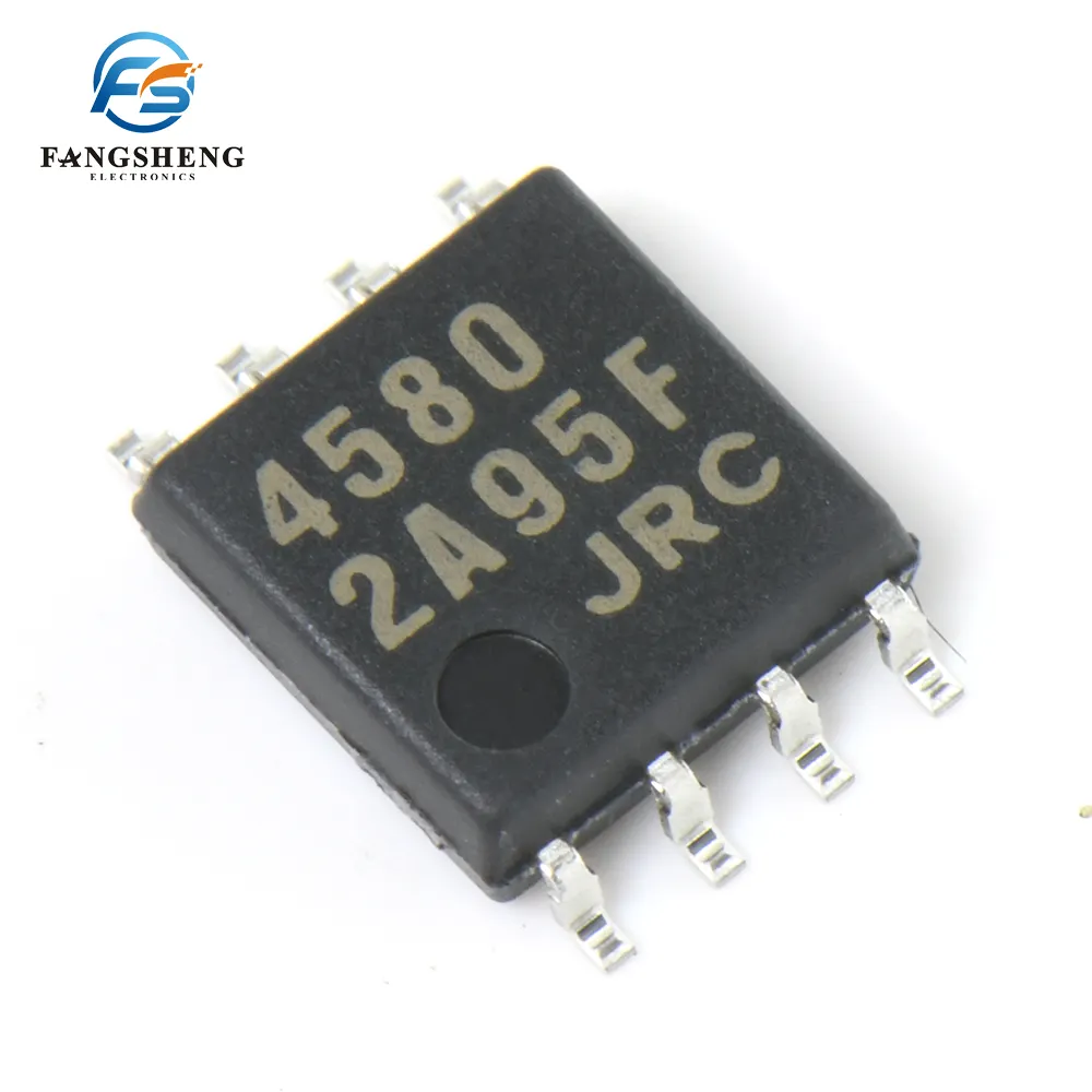 Njm4580m Hoạt động kép khuếch đại IC Thương hiệu Mới ban đầu njm4580mjrc SOP-8 chip 4580 linh kiện điện tử