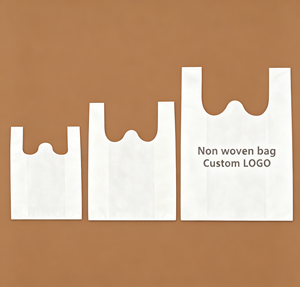Wholesale Grade Bulk Available Non Woven T-shirt <b>Bag</b> Elegant Stylish Small Business Gear for Business Packing Nonwoven Vest <b>Bag</b> - Product Image 1
